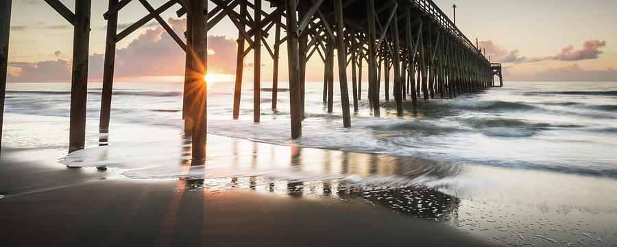 Pier Photograph - Pawleys Island Pier Sunrise by Ivo Kerssemakers