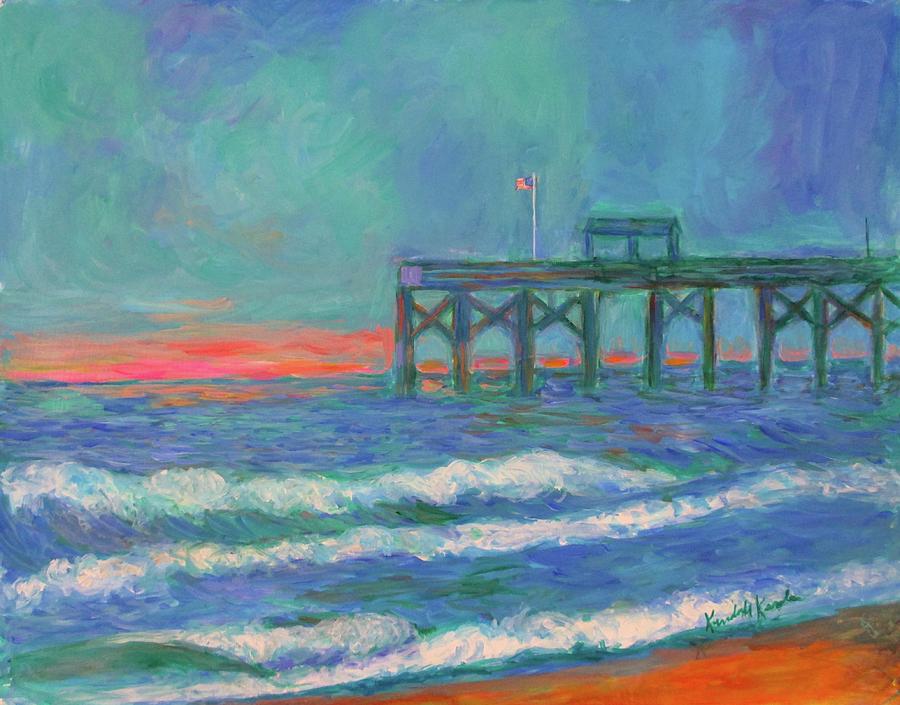 Pawleys Pier Painting by Kendall Kessler