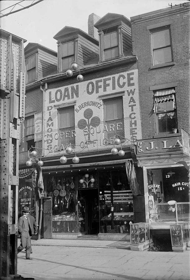 Sign Photograph - Pawn Shop, Photograph, 1900s-1930s by Everett