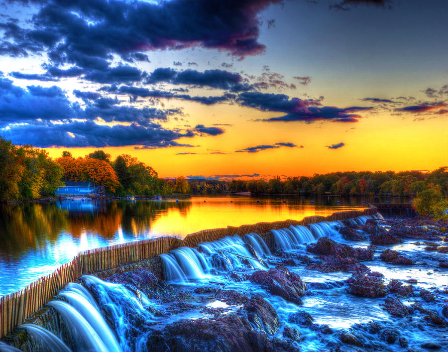 Pawtucket Falls 8354 Photograph by Jeff Stallard - Fine Art America