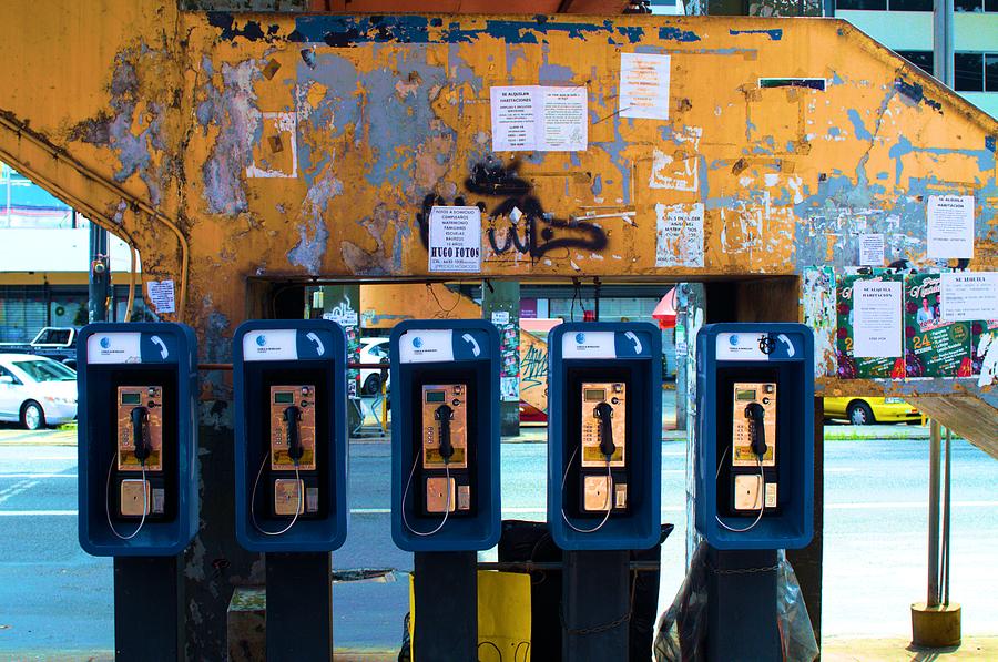 Pay phones Photograph by Douglas Pike