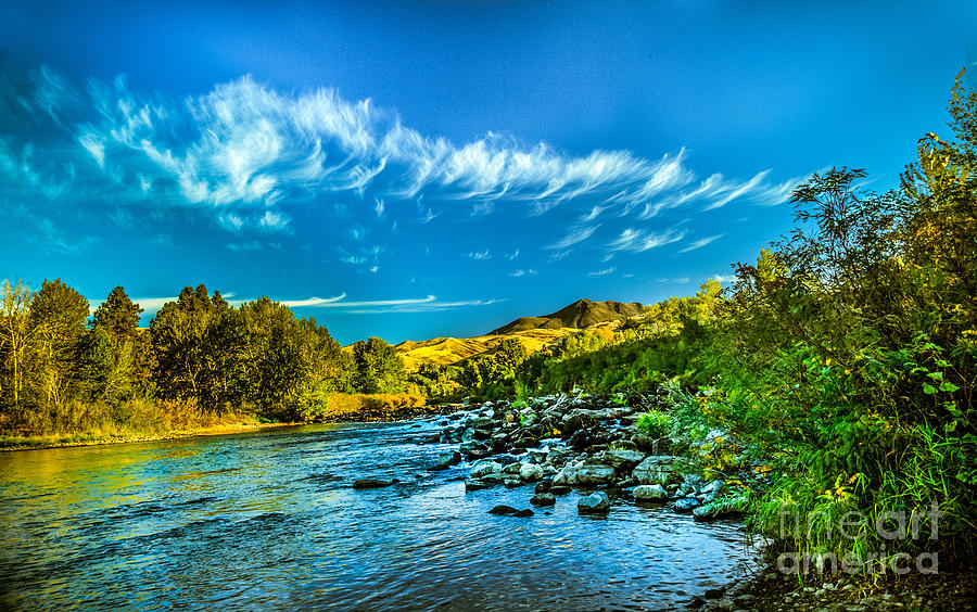 Payette River In HDR Photograph by Robert Bales
