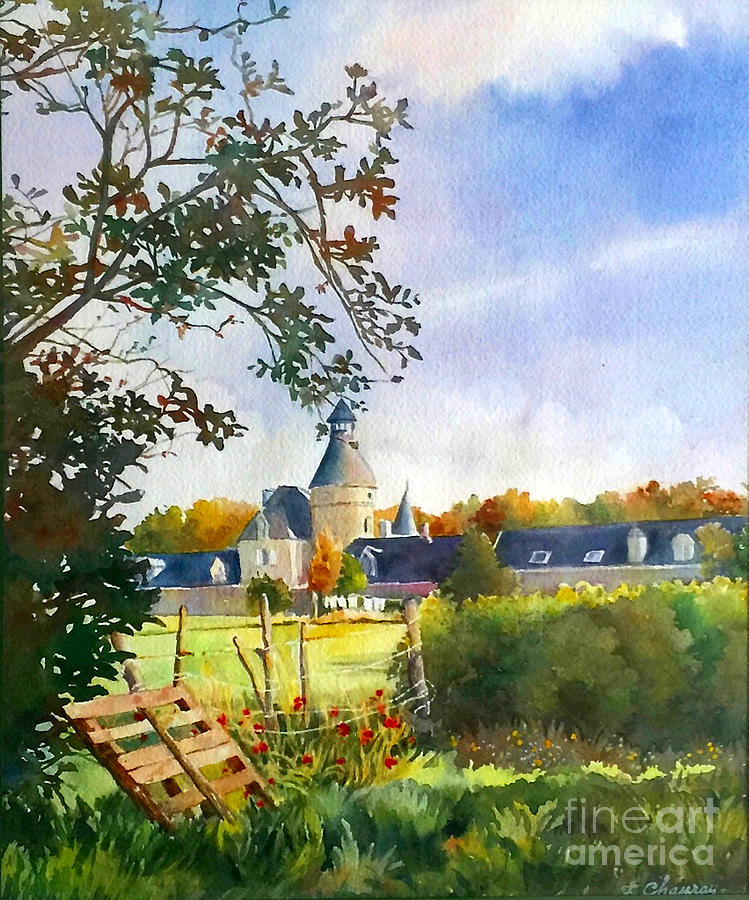 Castle Painting - Paysage Breton by Francoise Chauray
