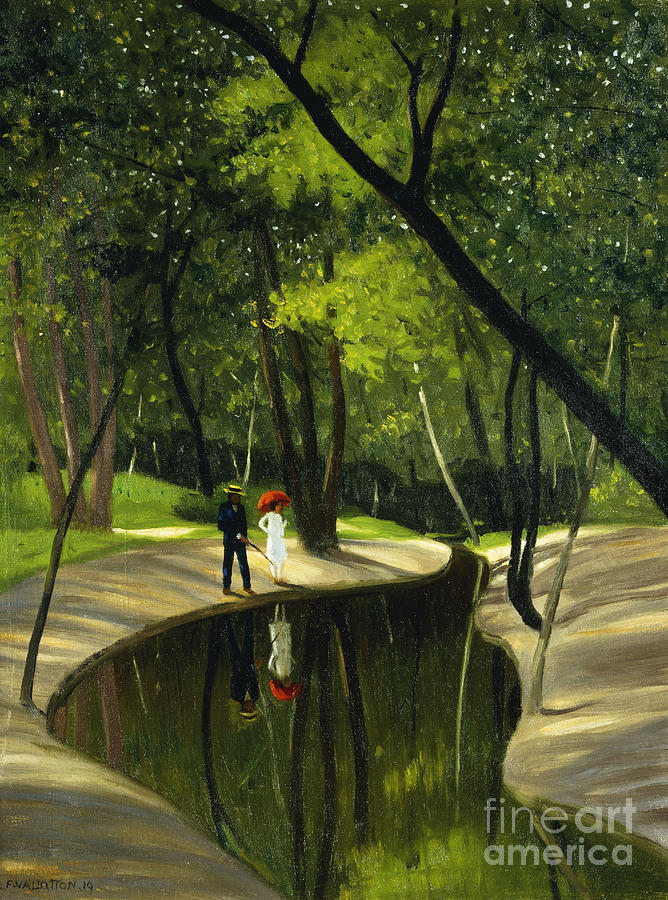 Paysage du Boulogne, 1919  Painting by Felix Vallotton