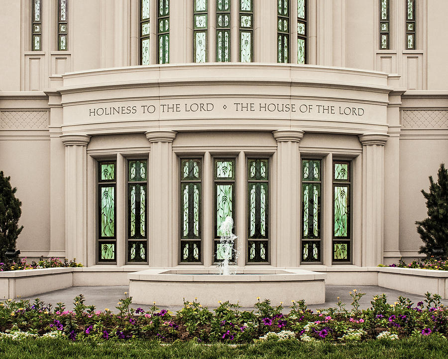Payson Photograph - Payson Temple - House of the Lord by Brent Borup Payson Photograph - Payson Temple - House of the Lord by Brent Borup