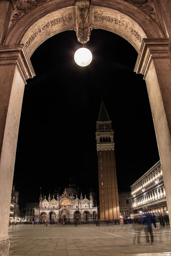 Pazza San Marco Venice with Entrance Photograph by John McGraw