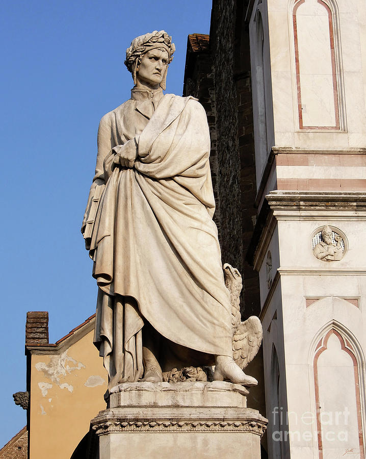 Pazzis Monument to Dante Photograph by Suzette Kallen