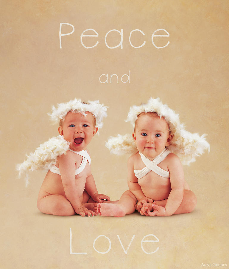 Fairy Photograph - Peace and Love by Anne Geddes