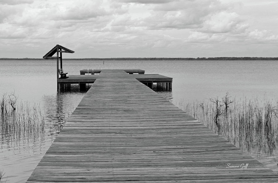 Peace and Serenity II-black and white Photograph by Suzanne Gaff