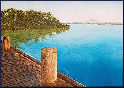 Peace Be Still Painting by Michael Grayeagle Peace Be Still Painting by Michael Grayeagle