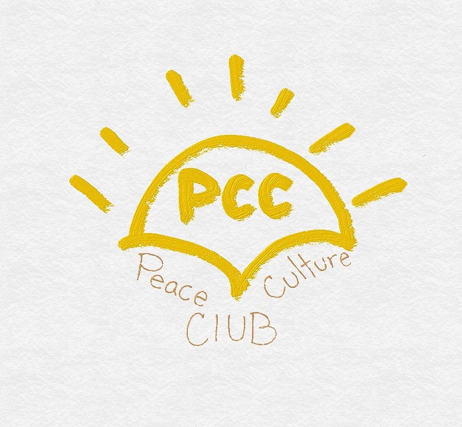 Pcc Painting - Peace Culture Club Logo by Joshua Stepney