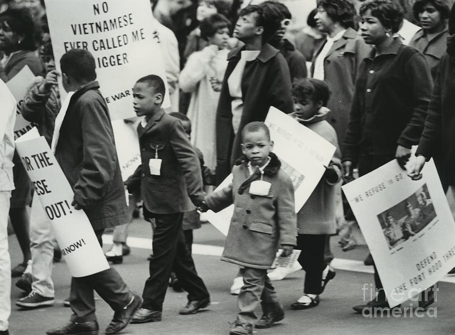 Peace Demonstration 1966 Photograph by Erik Falkensteen