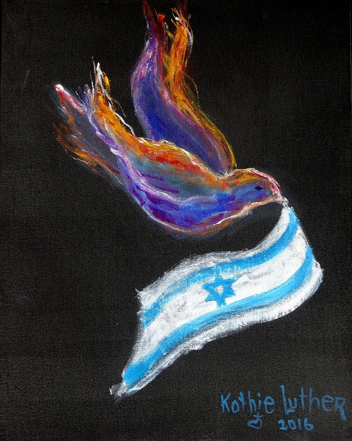 Breakthrough Peace For Israel Painting by Kathleen Luther