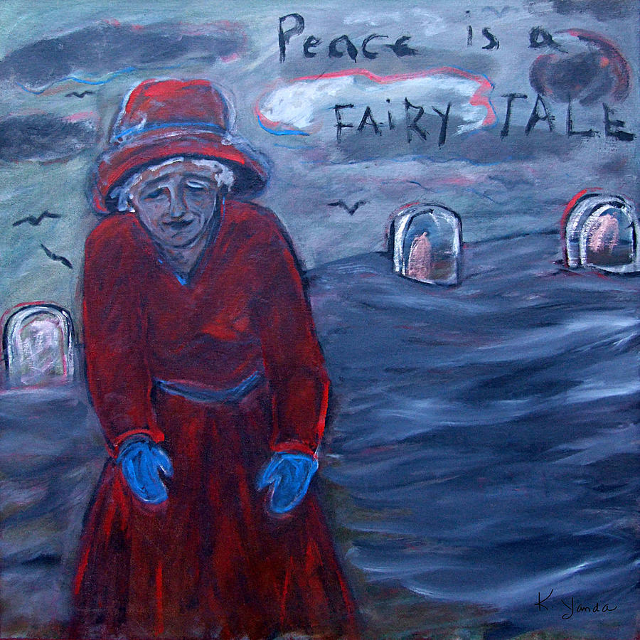 Peace is a Fairy Tale Painting by Katt Yanda