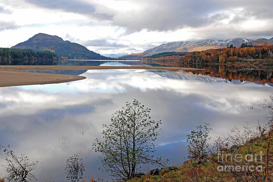 Loch Laggan - Autumn Reflections Photograph by Phil Banks