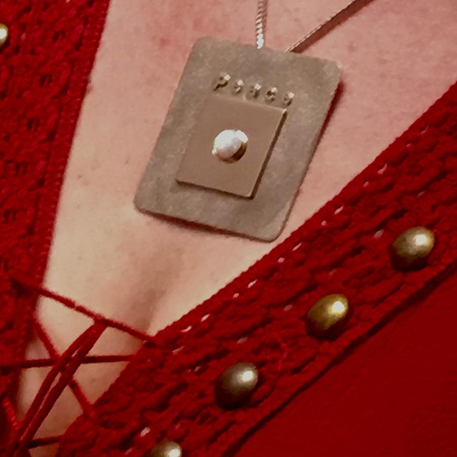 Jewelry Photograph - PEACE medallion by Jack Eadon Jewelry Photograph - PEACE medallion by Jack Eadon