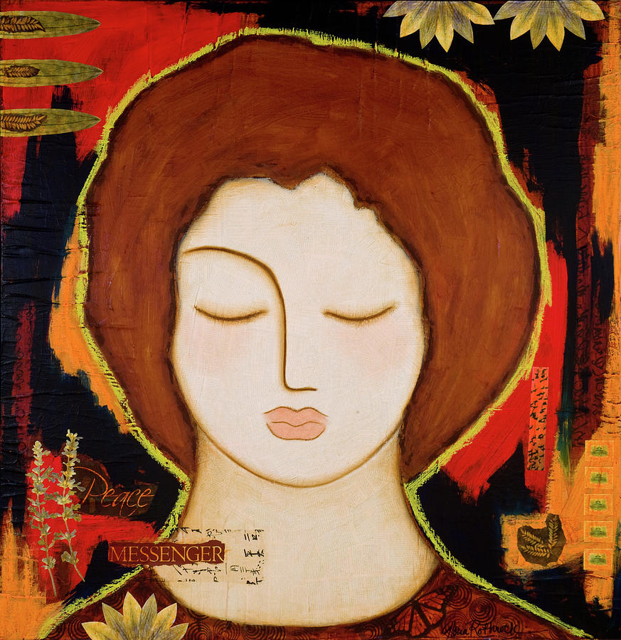 Buddha Painting - Peace Messenger by Gloria Rothrock