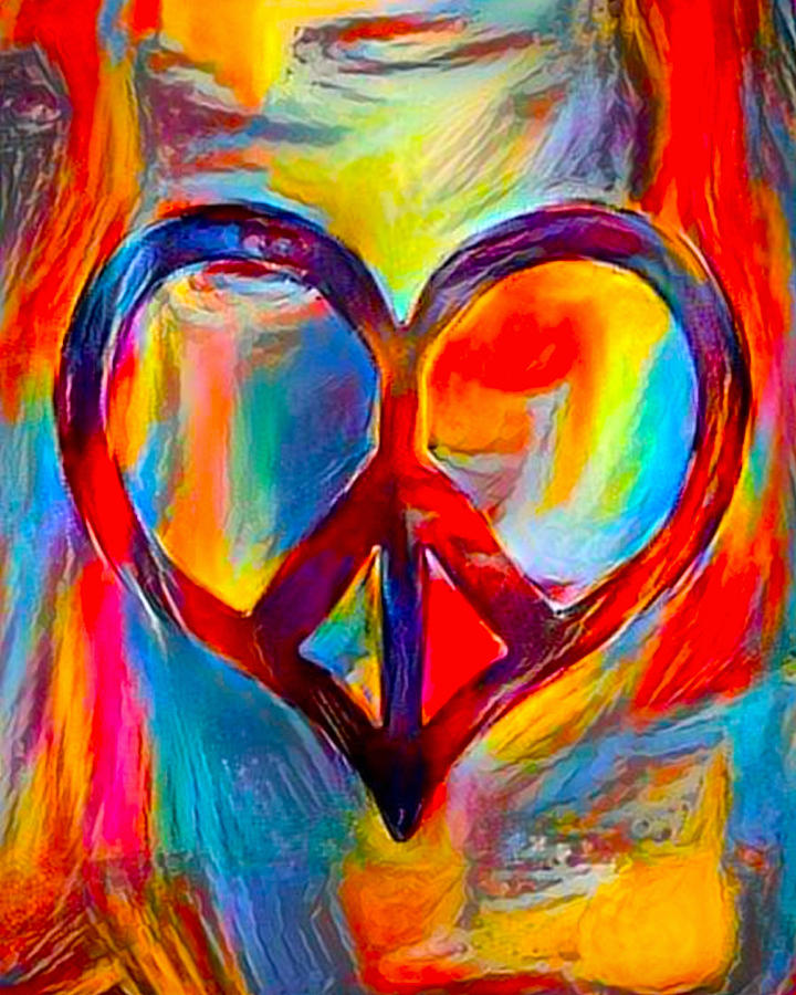 Peace Of My Heart - Multi Digital Art by Artistic Mystic