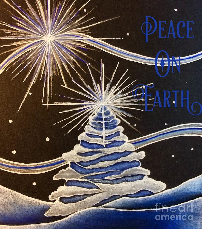 Peace On Earth  Drawing by Breena Briggeman