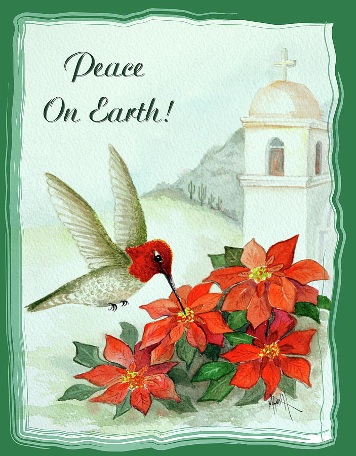 Peace on Earth Painting by Marilyn Smith