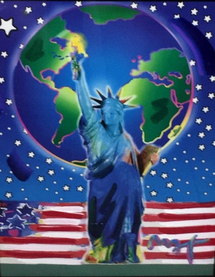 Peace on Earth Painting by Peter Max
