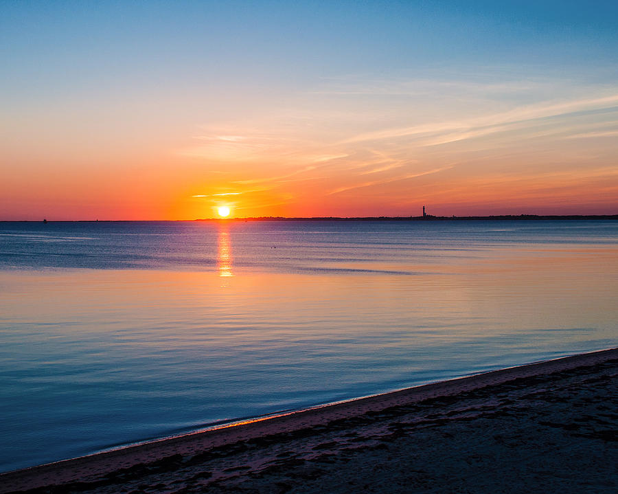 Sunset Photograph - Peace on the Bay by Karen Regan