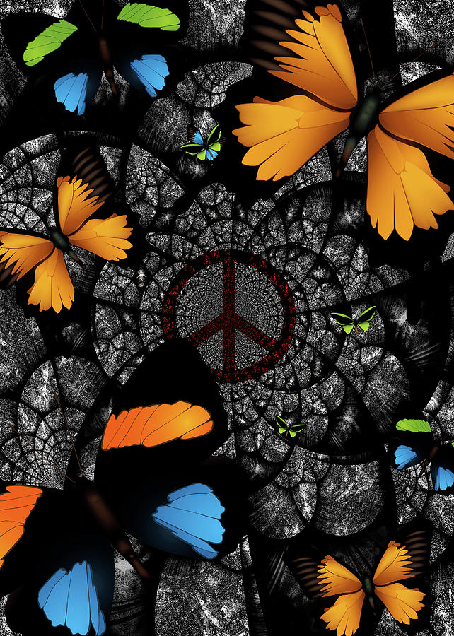 Peace Digital Art by Pam Ellis