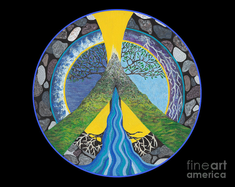 Nature Painting - Peace Portal by Tree Whisper Art - DLynneS