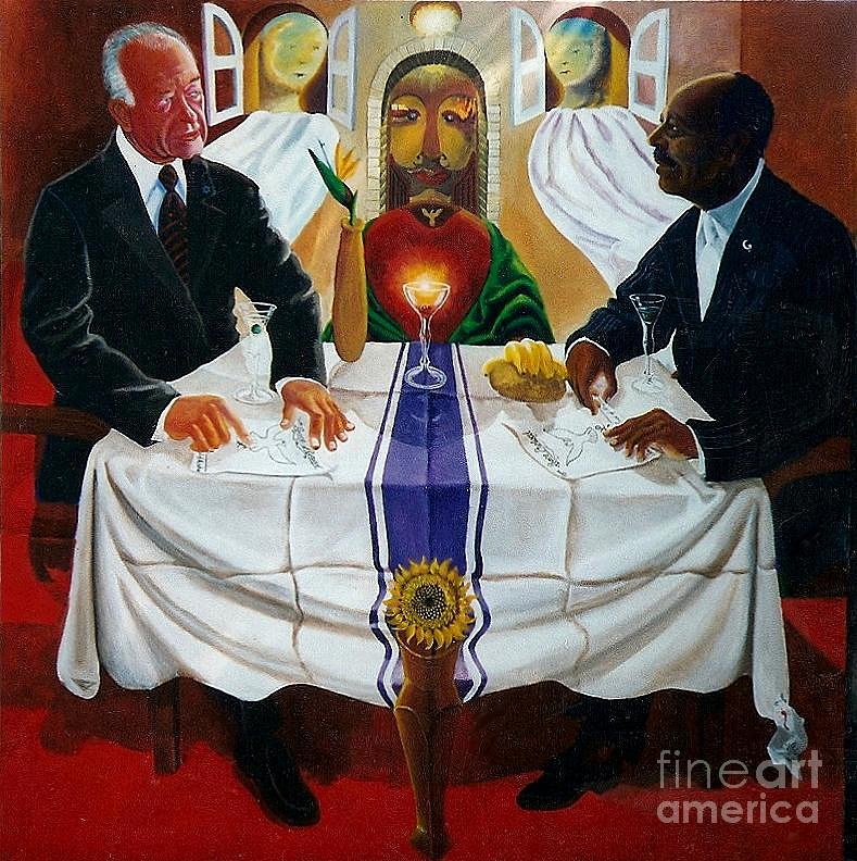 Peace Protocol   The Seed Of Abraham Painting by David G Wilson