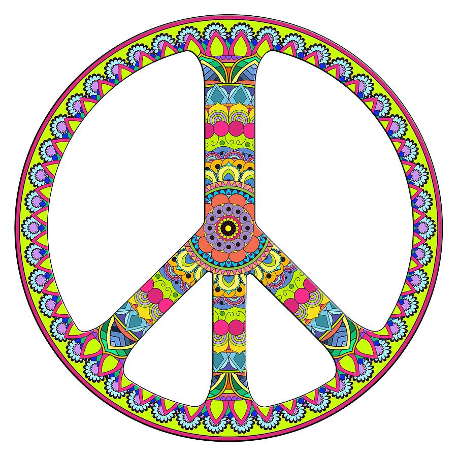 Peace Symbol Digital Art by Tymbre
