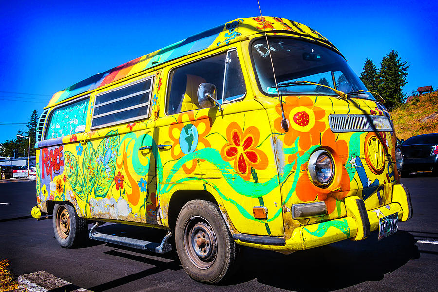 Peace VW Photograph by Garry Gay