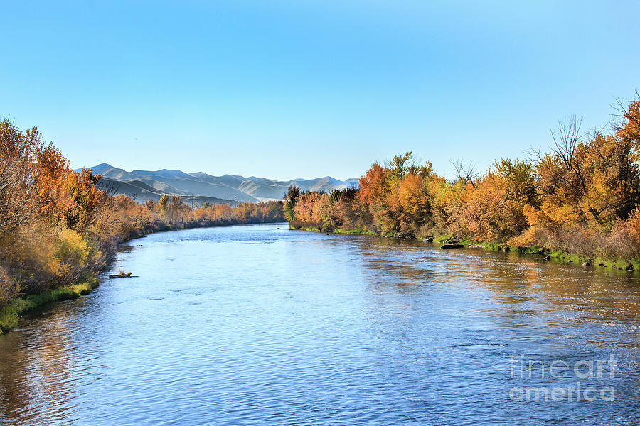 Peaceful And Colorful Payette River Photograph by Robert Bales