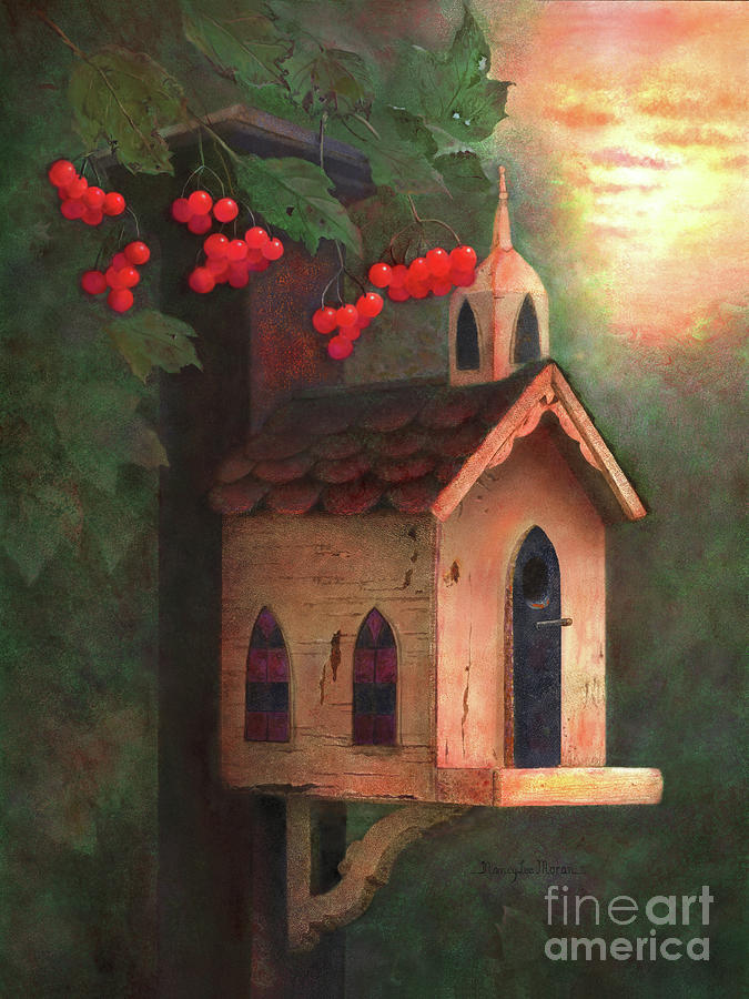 Peaceful Autumn Painting by Nancy Lee Moran