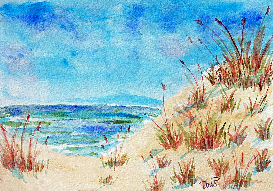 Peaceful Beach II Painting by Donna Proctor