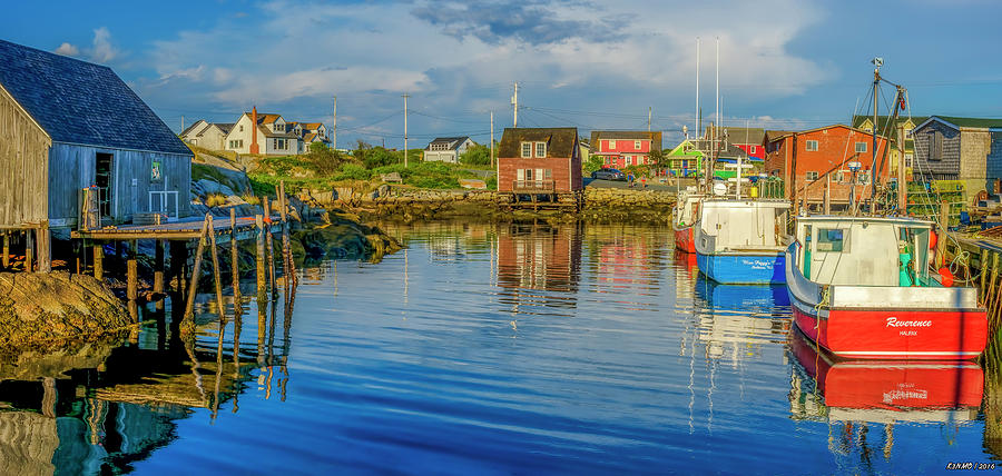 Peaceful Evening at Peggys Cove Photograph by Ken Morris
