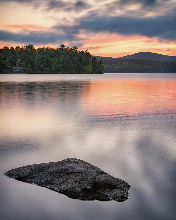 Peaceful Evening on Bear Pond Photograph by Darylann Leonard Photography