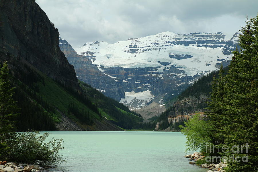 Peaceful Lake Louise Photograph by Christiane Schulze Art And Photography