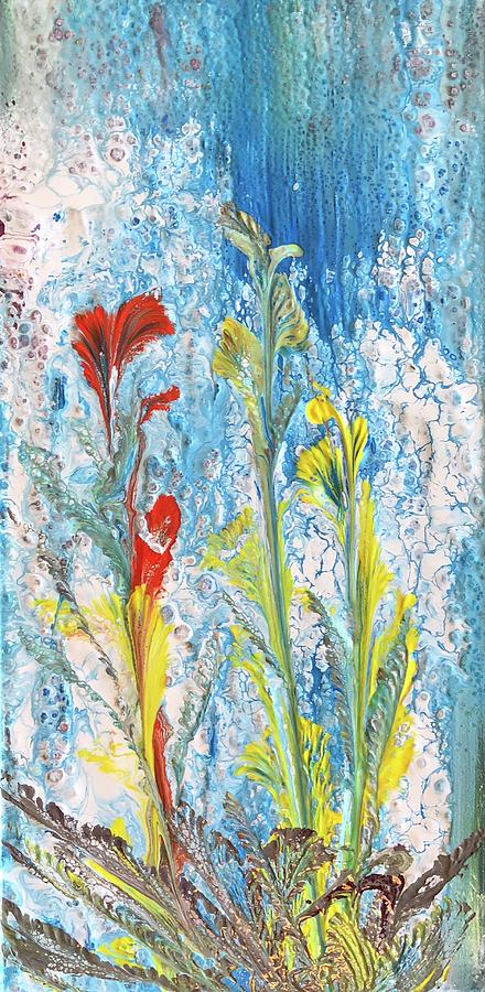 Blue Painting - Peaceful living by Beverly Johnson Blue Painting - Peaceful living by Beverly Johnson