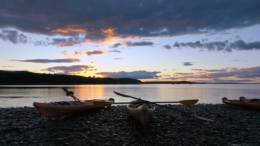 Peaceful Moments at Bar Harbor Photograph by Mike Breau