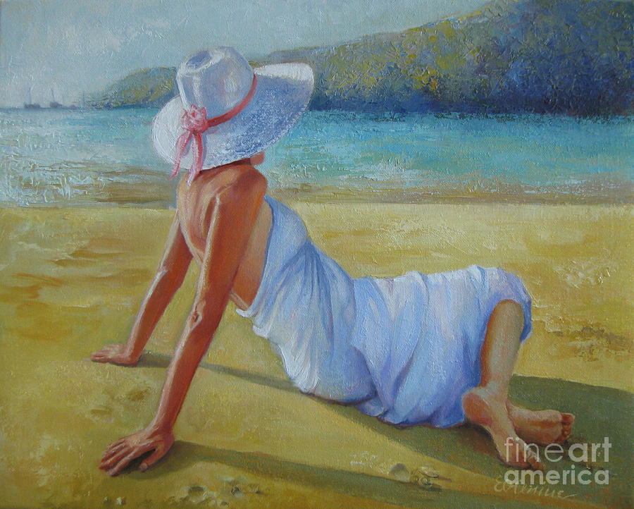Peaceful moments Painting by Elena Oleniuc