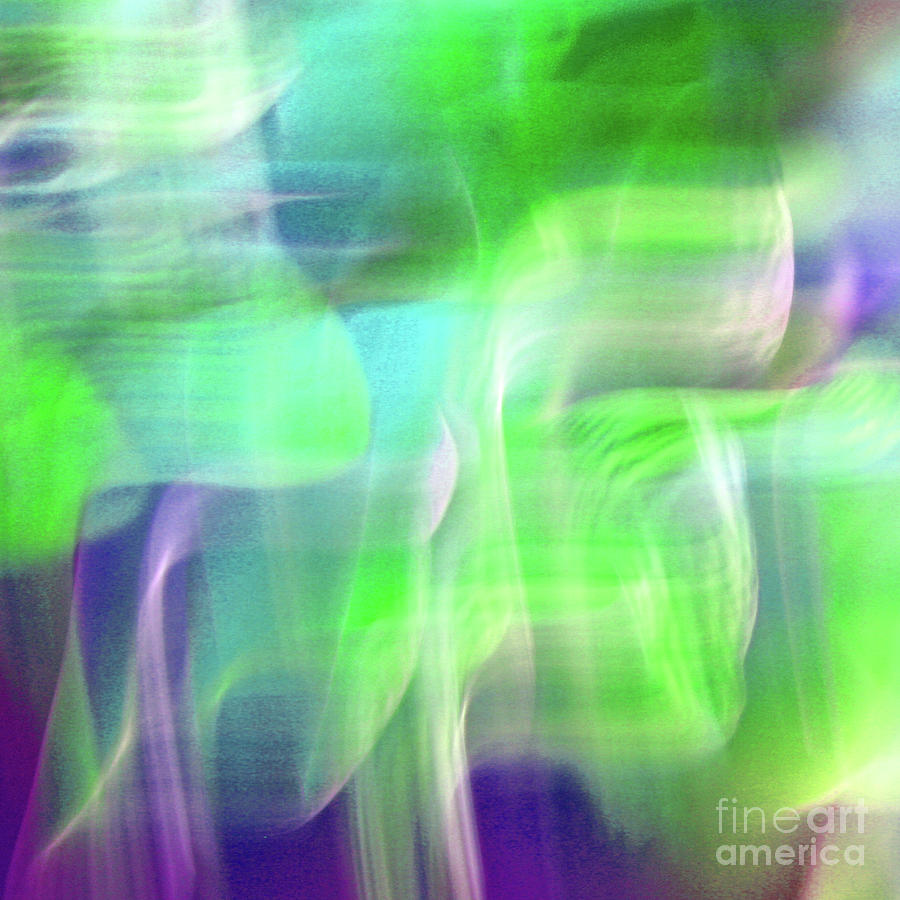 Peaceful Moods Abstract Square Photograph by Karen Adams