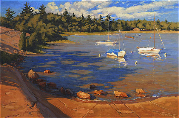 Ontario Painting - Peaceful Morning by Dmitry Oivadis