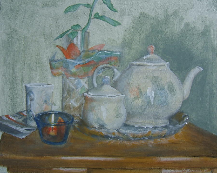Still Life Painting - Peaceful Morning by Howard Stroman Still Life Painting - Peaceful Morning by Howard Stroman
