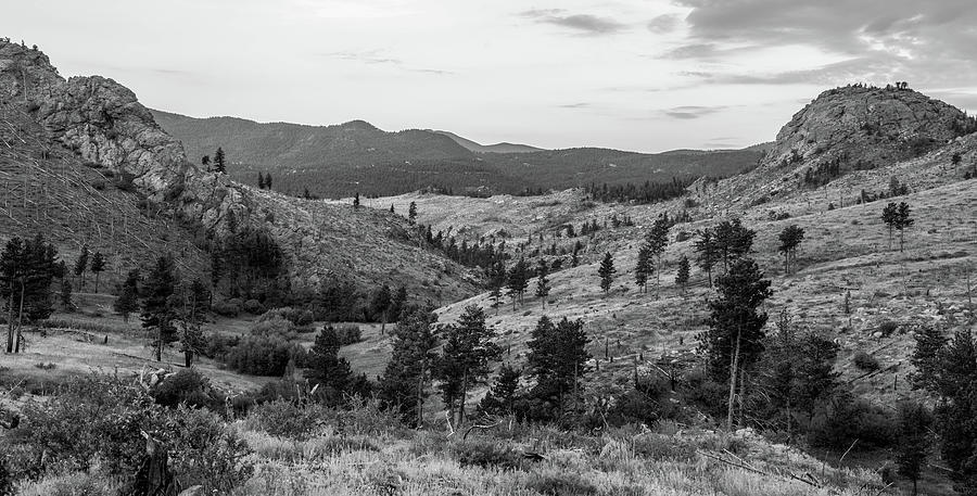 Peaceful Morning Landscape In Black And White Photograph by Michael ...