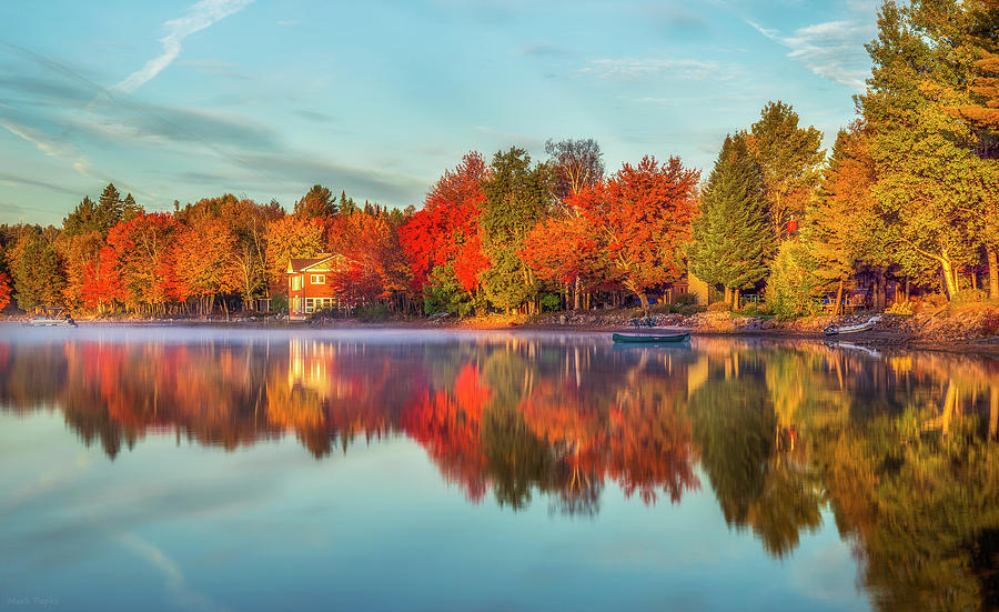 Fall Photograph - Peaceful Morning by Mark Papke