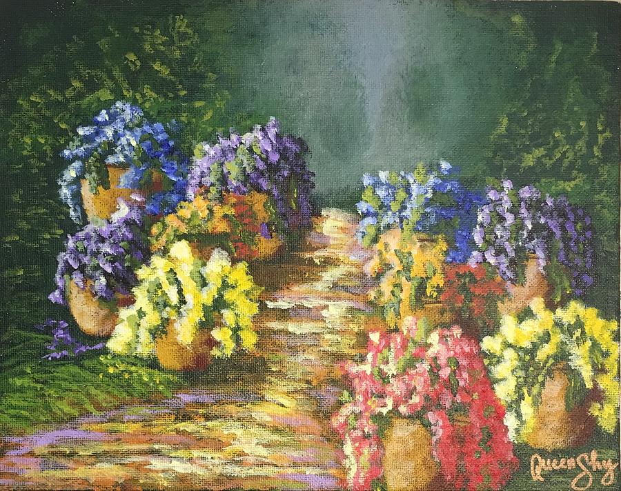Peaceful Path Painting by Queen Gardner