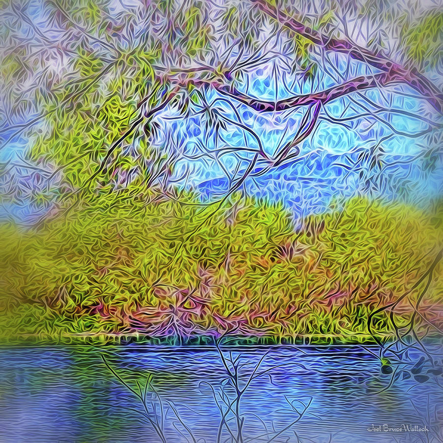 Peaceful Pond Day Digital Art by Joel Bruce Wallach