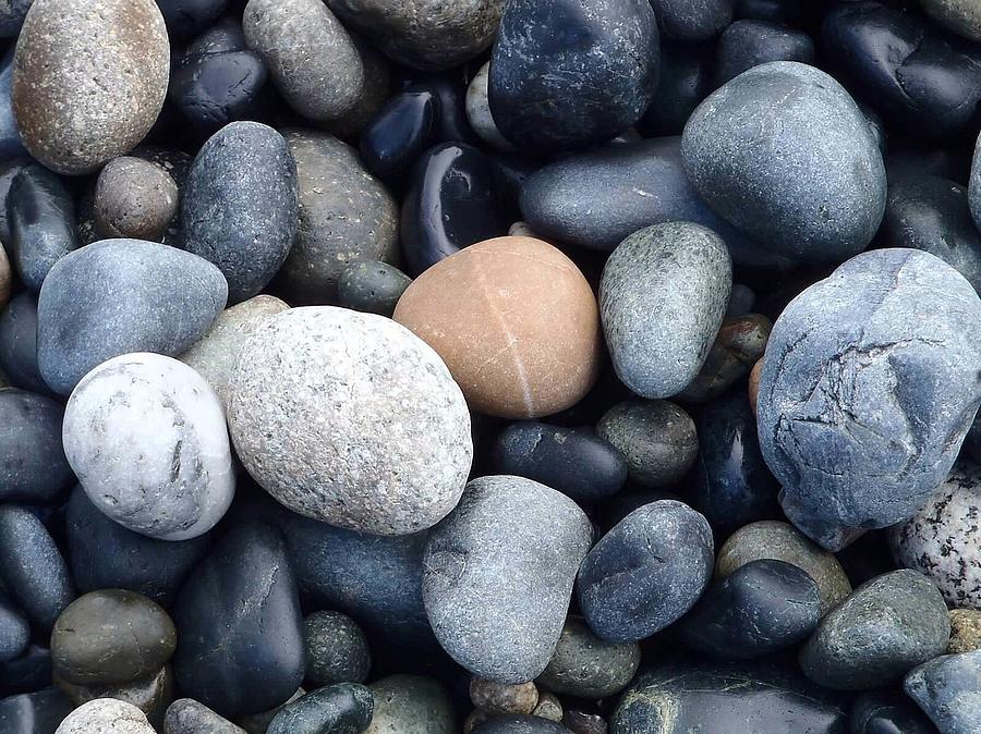 Peaceful Rock Beach Photograph by Dawn Adamo - Pixels