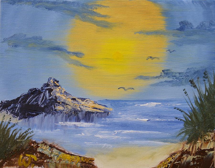 Peaceful Shore Painting by Warren Thompson