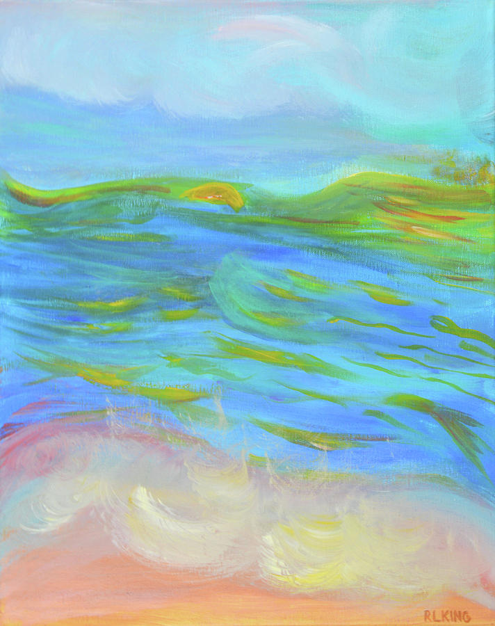 A Peaceful Soul - Abstract Painting Painting by Robyn King
